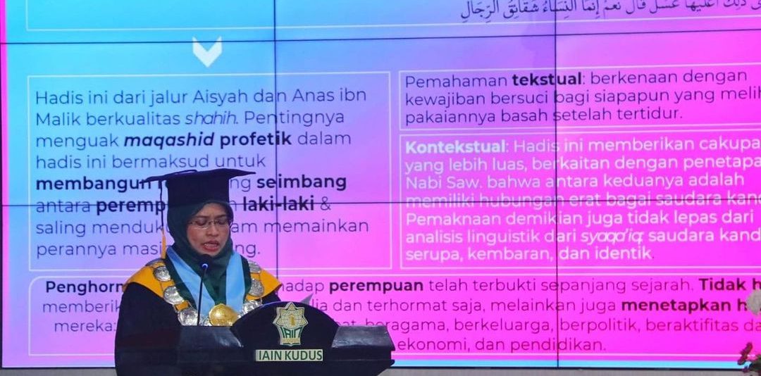 IAIN Kudus Kukuhkan Guru Besar Perempuan Pertamanya