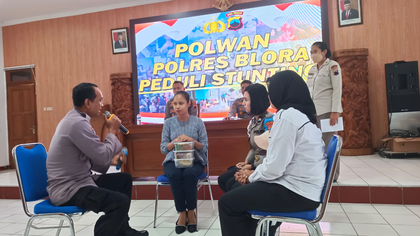 Peduli Stunting, 29 Ibu Hamil Akan Didampingi Polwan Polres Blora
