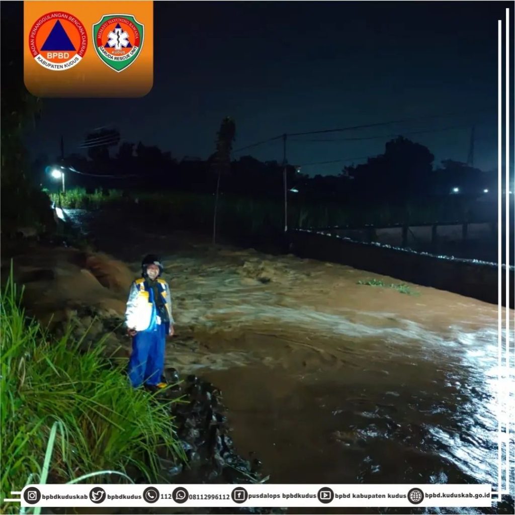 4 Kecamatan Terdampak Banjir Usai Hujan Deras, Jebolkan Sejumlah Tanggul di Kudus