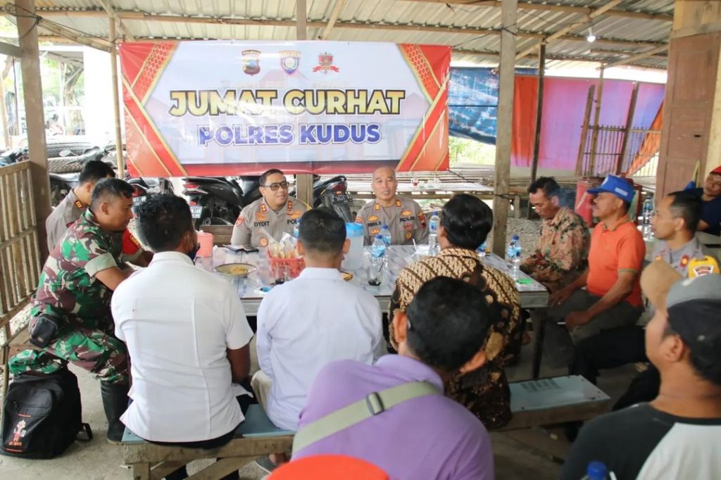 Dapat Laporan Pencurian di Mejobo dalam Jumat Curhat, Kasatreskrim Polres Kudus: Segera Kami Selidiki