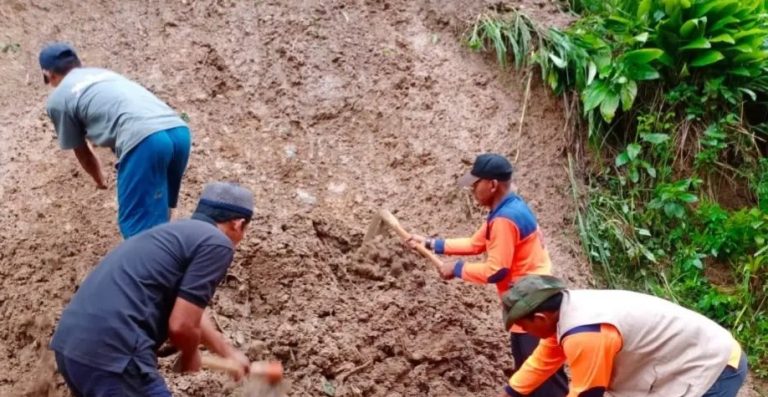 Hujan Deras, Tujuh Titik di Kecamatan Gebog Longsor