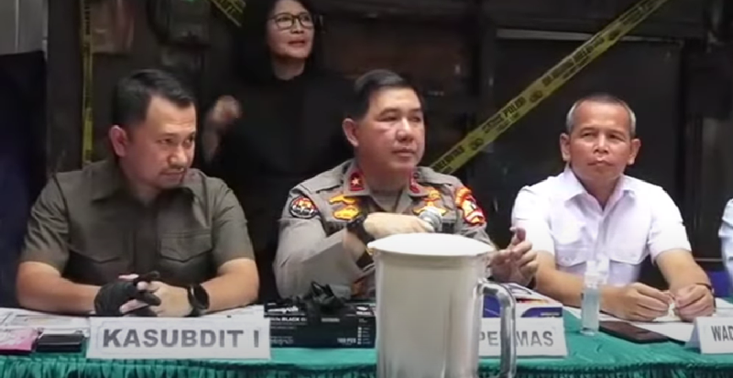 Bareskrim Polri Bongkar Pembuatan Narkotika Rumahan