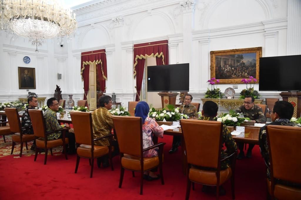 Presiden Tekankan Soal Kebebasan Pers Bertanggung Jawab Saat Bertemu Dewan Pers