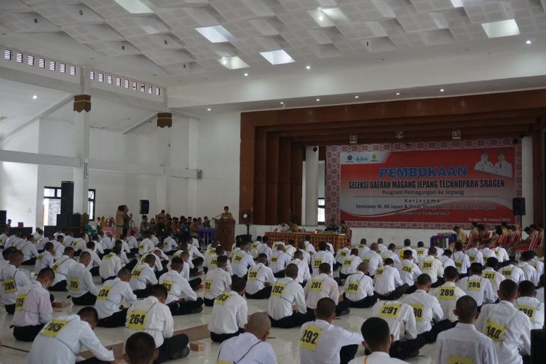 Ratusan Peserta Mengikuti Seleksi Daerah untuk Magang di Jepang
