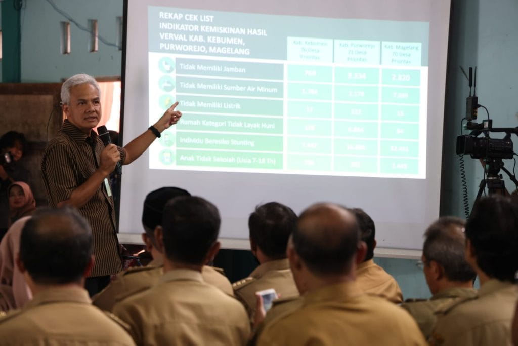 Ganjar Optimistis Problem Kemiskinan Ekstrem di Jateng Tuntas pada 2024