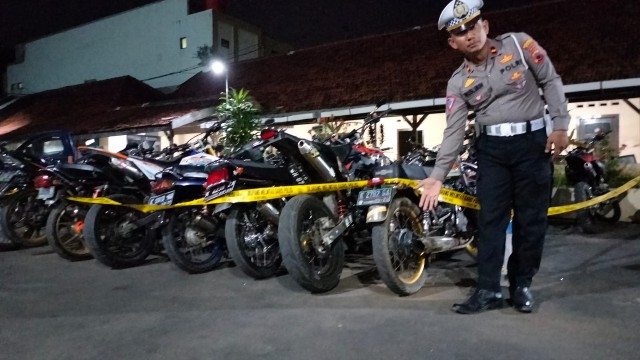 Puluhan Pemotor Terjaring Penertiban Satlantas Polresta Pati
