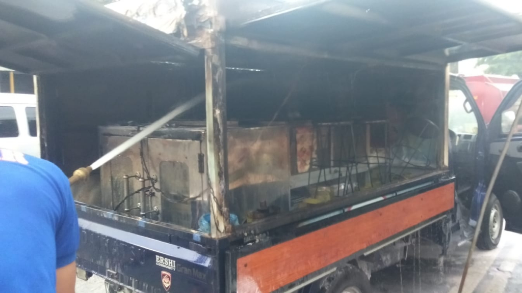 Food Truck Zuppa Soup Hangus Dilalap Si Jago Merah di Simpang Lima Pati