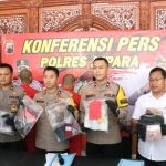 Ungkap Kasus Narkotika, Satresnarkoba Polres Jepara Amankan 6 Tersangka