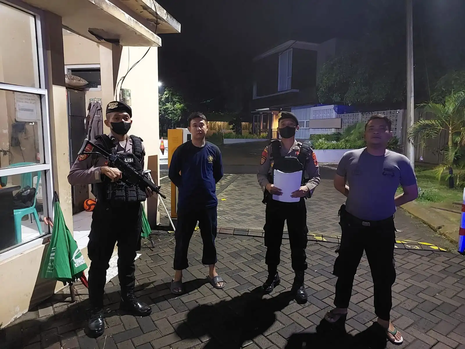Antisipasi 3C, Samapta Polres Pekalongan Gelar Patroli Bersenjata