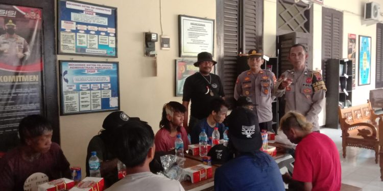 Meresahkan Masyarakat, Polsek Bumiayu Amankan 10 Anak Punk