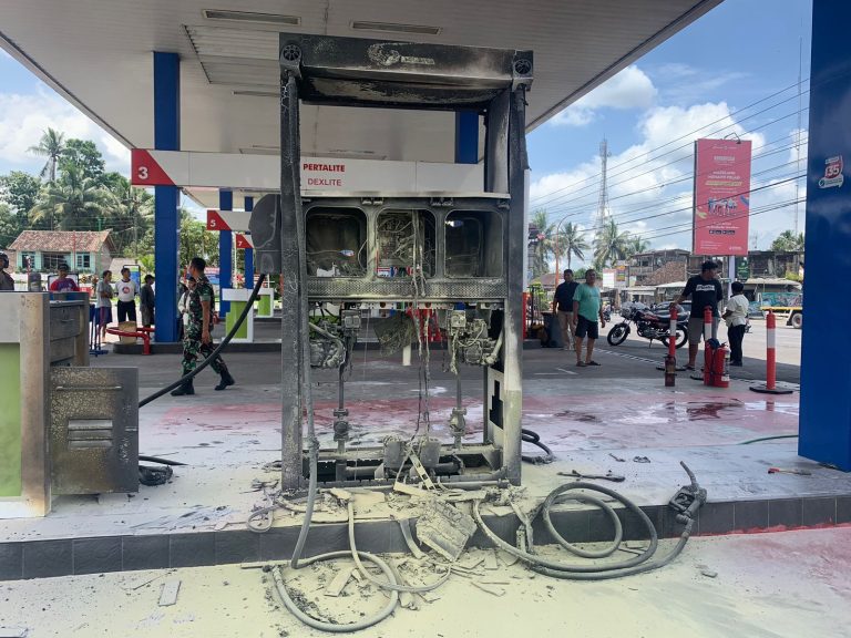Kebakaran SPBU Baledono Salam, Satu Korban Luka Bakar, Kerugian Rp 200 Juta
