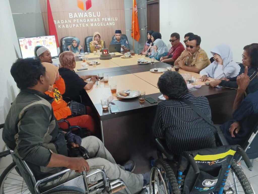 Bawaslu Gelar Diskusi Pemilu dengan Komunitas Difabel