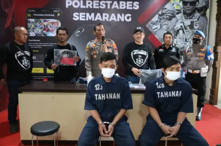 Polisi Ringkus Kakak Beradik Pelaku Perampasan HP di Taman Tabanas Banyumanik