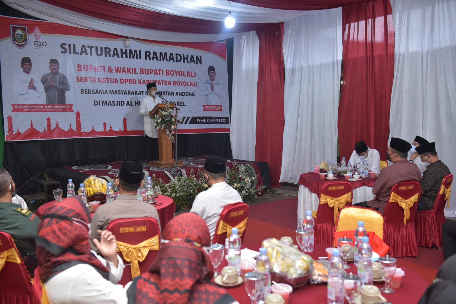 Buka bersama yang pernah diadakan Pemkab Boyolali bersama masyarakat Kecamatan Andong pada 2022.