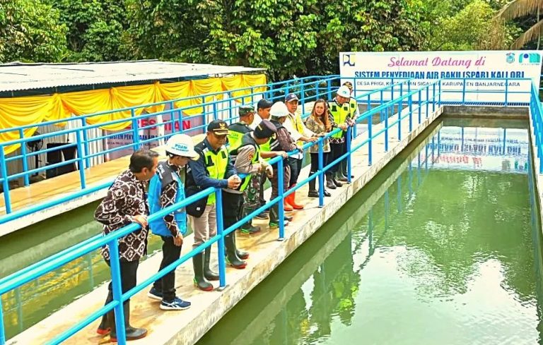 SPAB Kali Ori Sigaluh Bisa Produksi Air Bersih 100 Liter per Detik