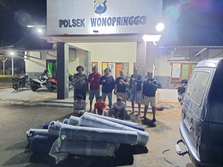 Polisi Ringkus Tiga Tersangka Curat Gudang Garmen