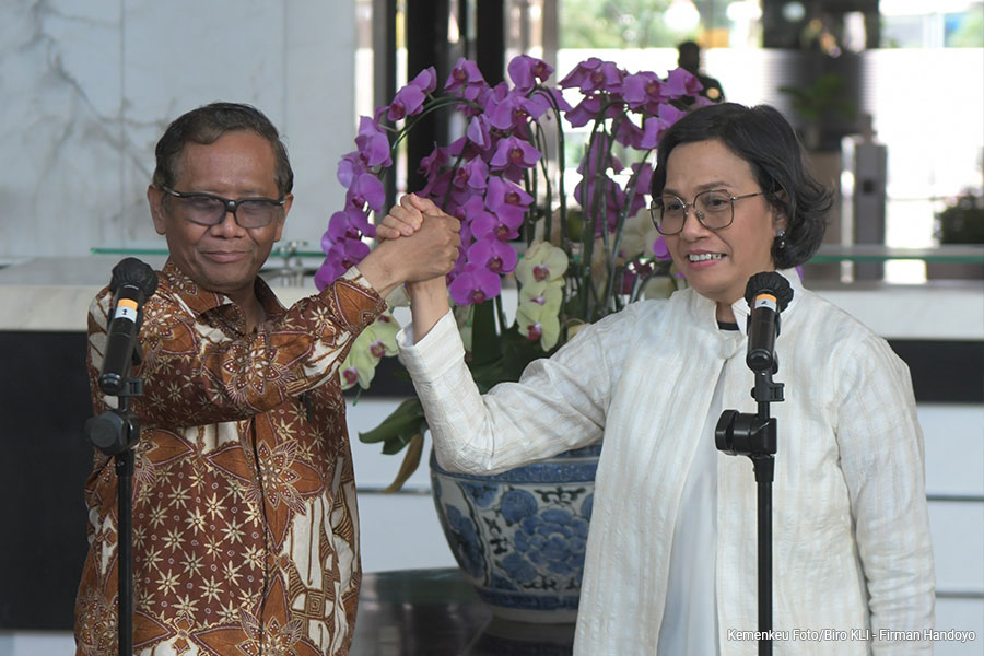 Menkeu dan Menko Polhukkam Sepakat Tuntaskan Kasus di Kementerian Keuangan
