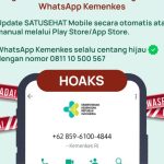 Muncul Penipuan Link SATUSEHAT di WA, Masyarakat Diimbau Hati-hati