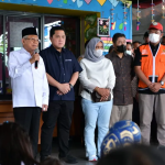 Kunjungi Posko Pengungsi Korban Kebakaran, Wapres Serahkan Bantuan
