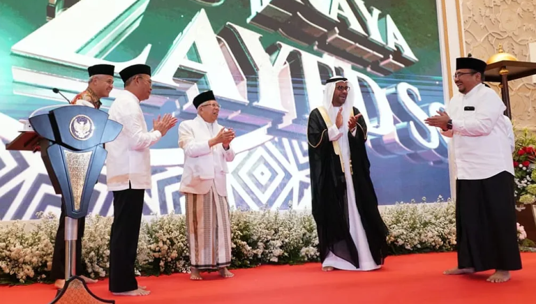 Resmi Dibuka, Wapres Minta Masjid Raya Syekh Zayed Jadi Corong Kesejukan dan Kedamaian