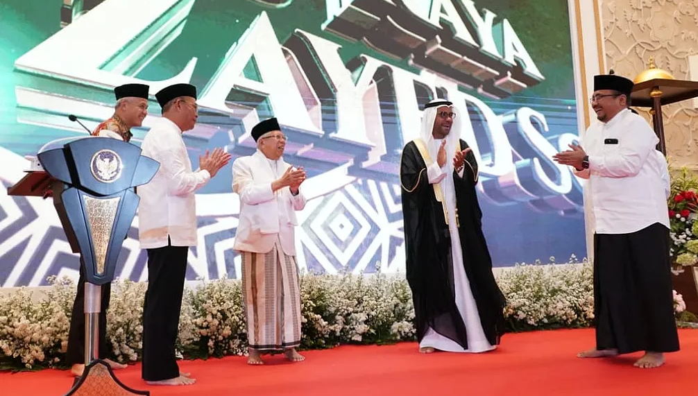 Resmi Dibuka, Wapres Minta Masjid Raya Syekh Zayed Jadi Corong Kesejukan dan Kedamaian