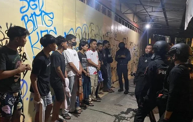 Polres Sukoharjo Amankan 10 Remaja Hendak Perang Sarung
