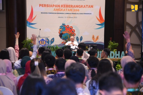 Pembekalan Angkatan 200 Beasiswa LPDP, Menteri Basuki: Niatkan Kembali ke Tanah Air