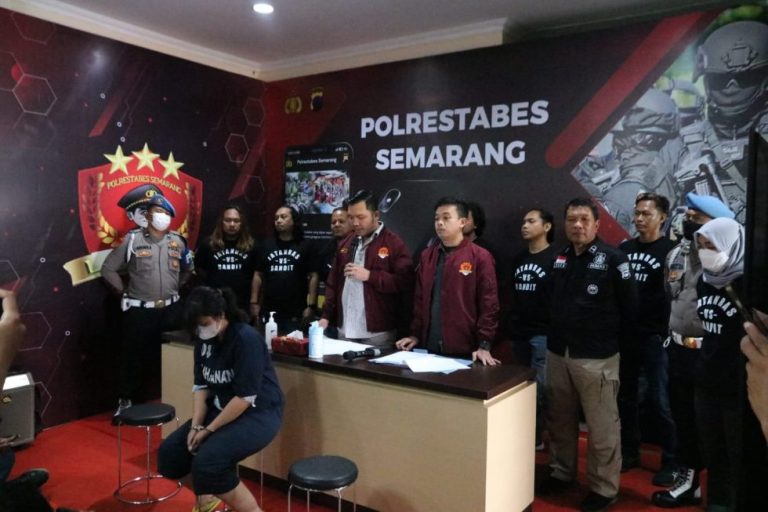Polrestabes Semarang Bongkar Penggelapan Puluhan Unit KBM