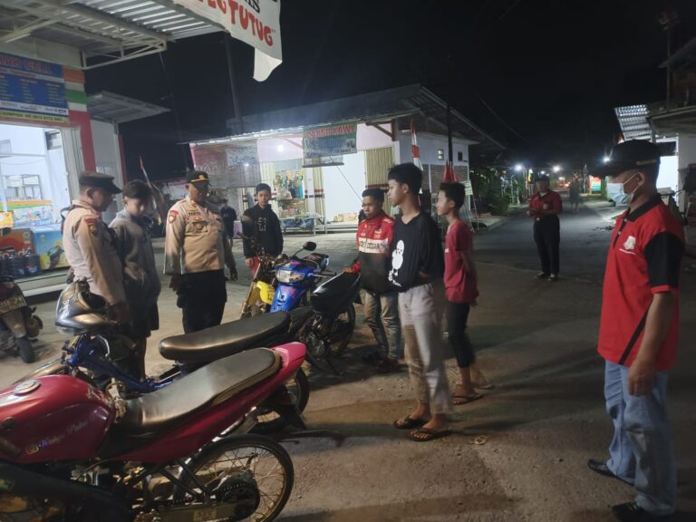 Belasan Pengguna Knalpot Brong Terjaring Razia Patroli Gabungan Polsek Sumpiuh