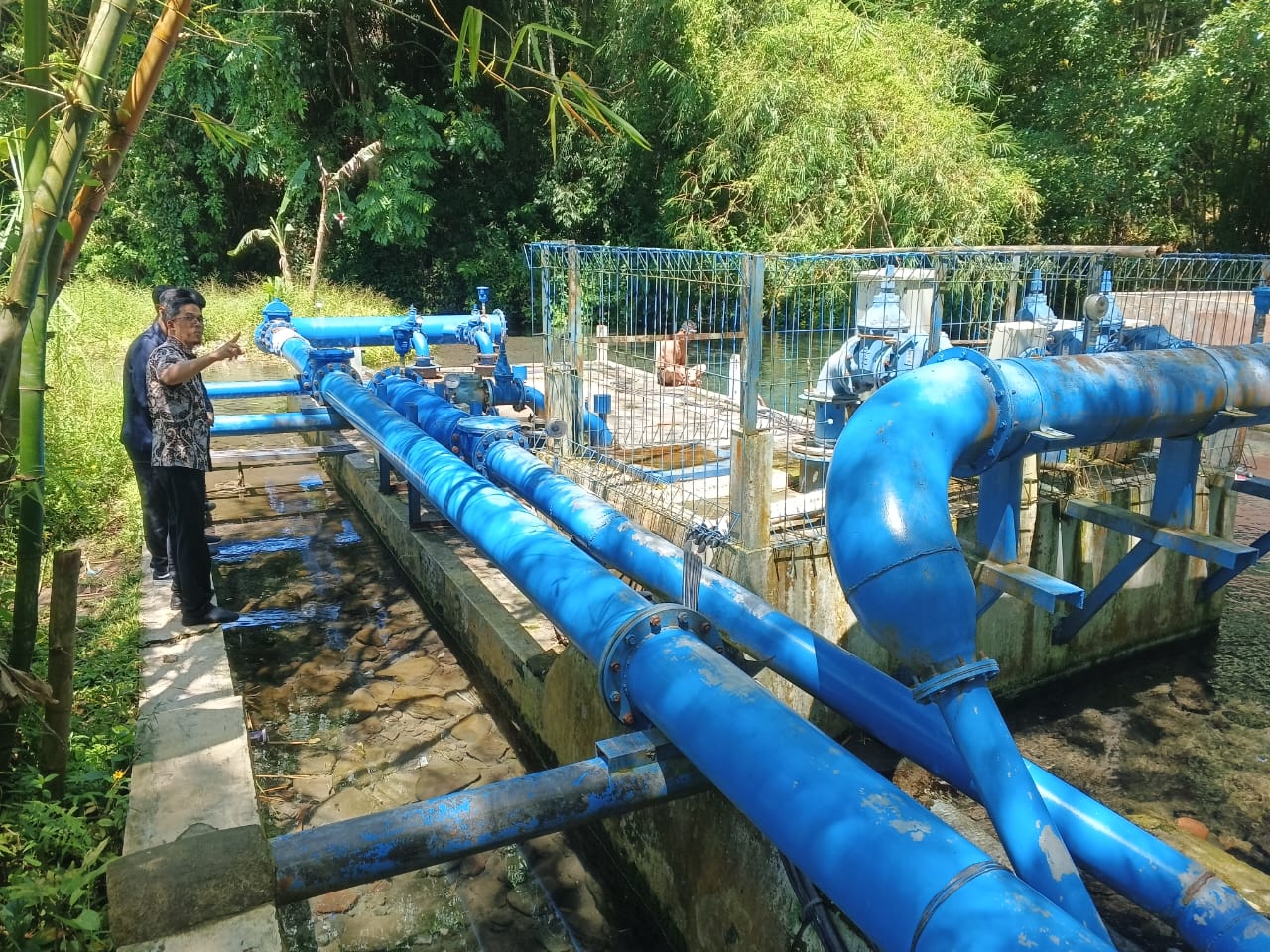 Layani Pelanggan, Operasional Mata Air Ndas Gending Didukung Mesin Pompa