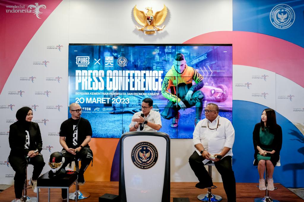 Kemenparekraf Dukung Kolaborasi Machine56-PUBG Mobile Luncurkan Skin In-game
