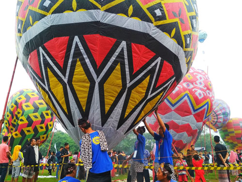 Festival balon tahun 2022 lalu yang sukses digelar pada hari Jadi Kota Pekalongan.
