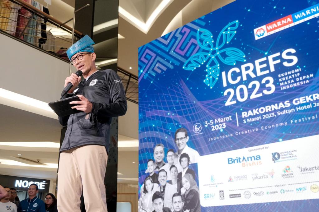 Menparekraf: “ICREFS 2023” Jadi Pemacu Ekonomi Kreatif Indonesia
