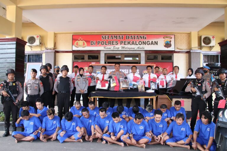 Selama Januari-Februari, Polisi Amankan 20 Tersangka Tindak Pidana