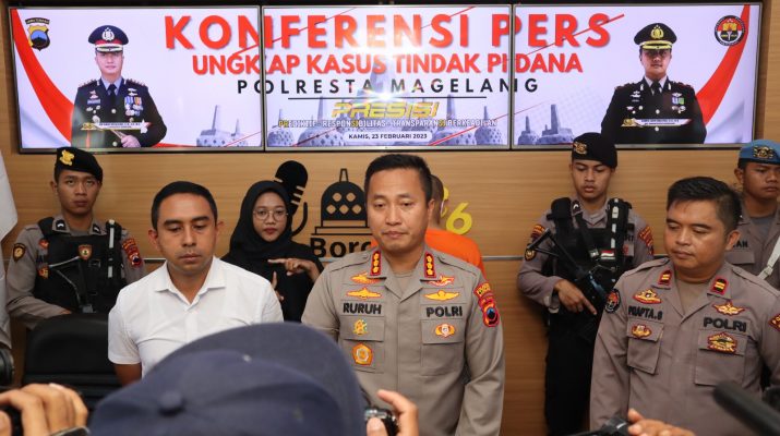 Buron 4 Tahun, Pelaku Pembunuhan Ditangkap Polresta Magelang