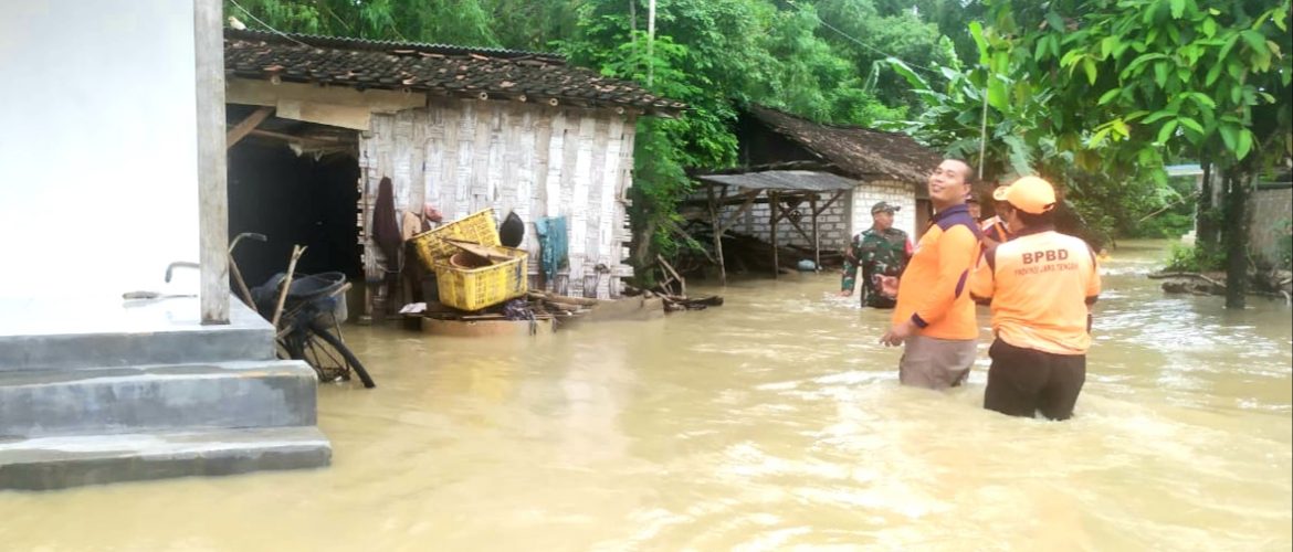 Embung Lodan Luber, Sejumlah Desa di Sarang Terendam Banjir