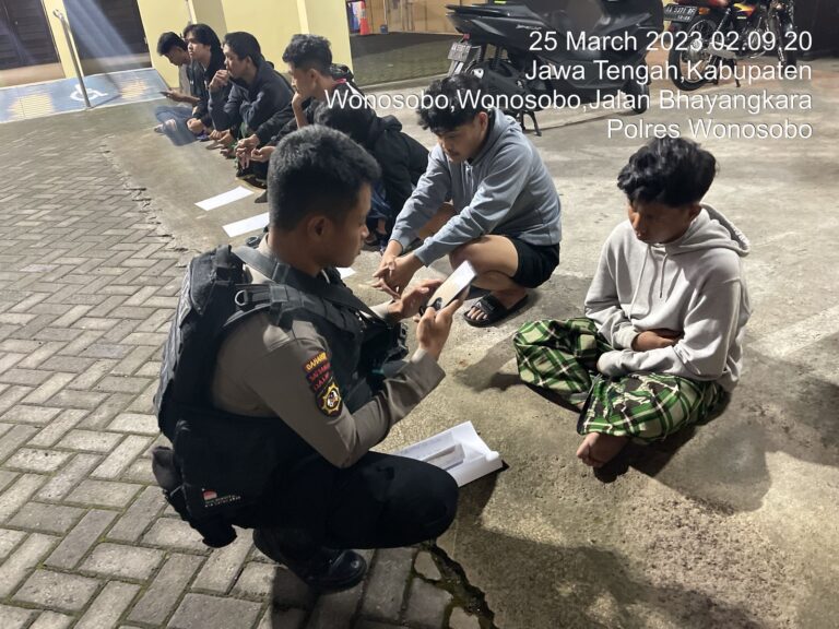“Pendemi” Perang Sarung Makin Meluas, Polisi Wonosobo Amankan 11 Pelaku