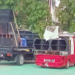 Geber Sound System Besar Saat Sahur, Tiga Unit Mobil Diamankan Satlantas Polres Rembang