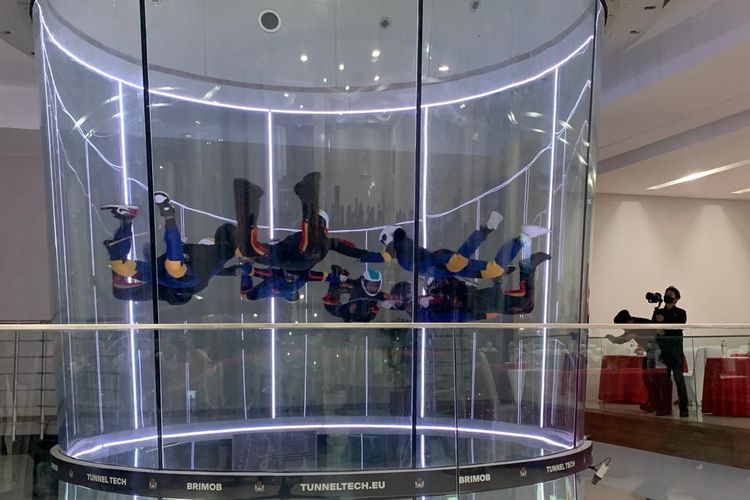 Korps Brimob Polri Punya Wind Tunnel Terbesar se-Asia Tenggara