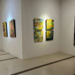 Lukisan yang ditampilkan dalam pameran lukisan di Limanjawi Art House, Borobudur Kabupaten Magelang pada 19-31 Maret 2023.