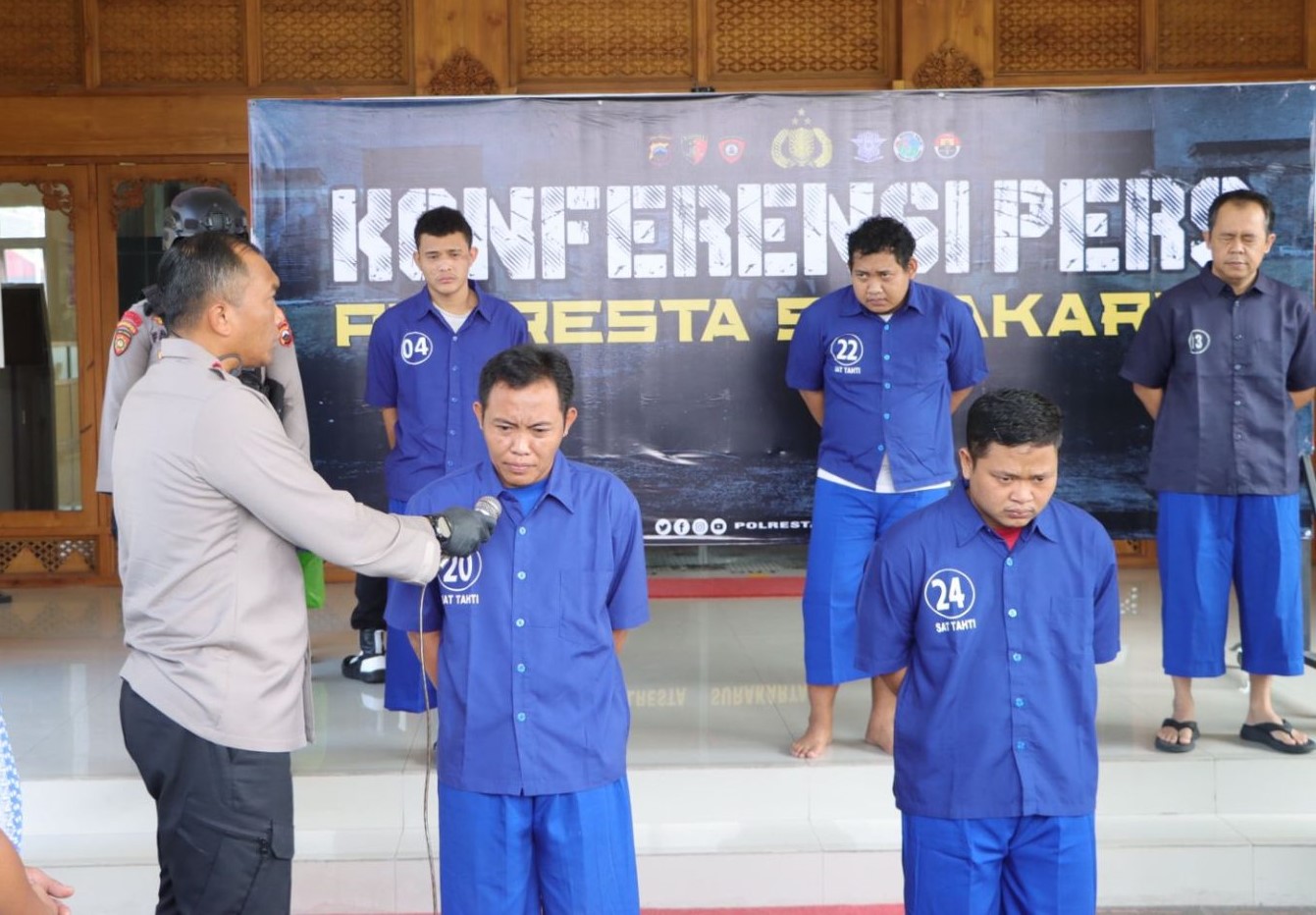 Satreskrim Polresta Surakarta Bekuk Tiga Pelaku Pembobolan ATM dengan Tusuk Gigi