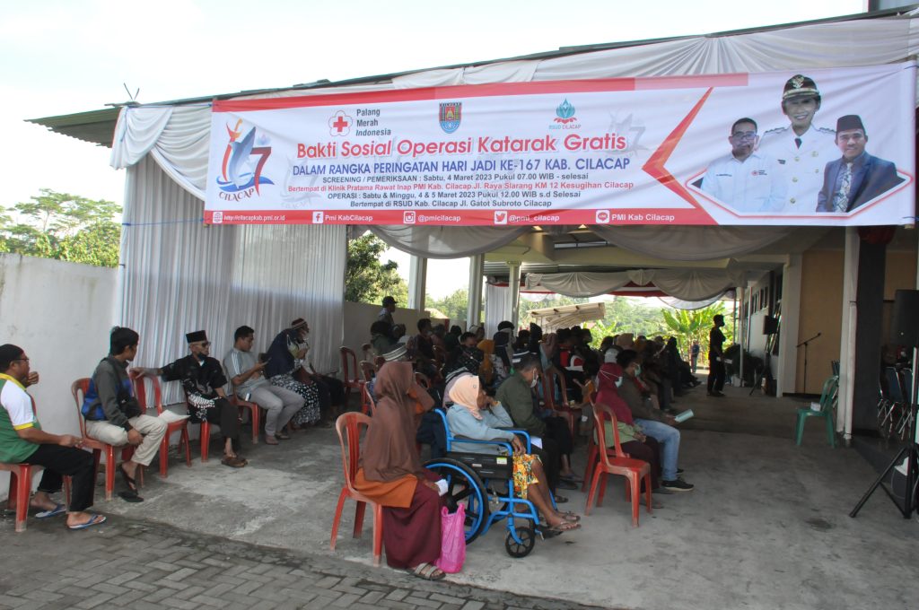Sambut Hari Jadi Cilacap, PMI Gelar Operasi Katarak Gratis