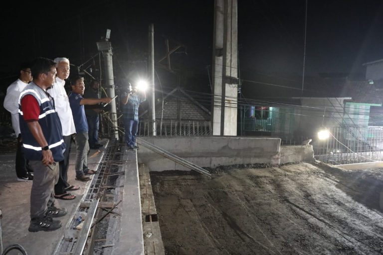 Sidak Jembatan Juwana, Progres Pengerjaan 85 Persen, Ganjar Minta Akhir Maret Rampung