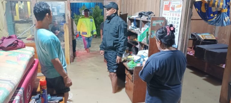 Hujan Deras, Sungai Tuntang Meluap, Belasan Rumah di Kedungjati Tergenang