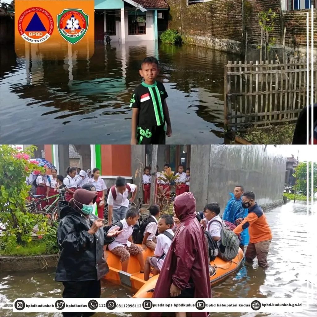 Tujuh Desa Kebanjiran, BPBD Kudus Siapkan Bantuan untuk Warga Terdampak