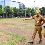 Rumput Alun-alun Kudus Rusak Akibat Dandangan, Bupati Kudus: Segera Kami Pulihkan