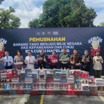 Kantor Bea Cukai Magelang Musnahkan Barang Hasil Penindakan