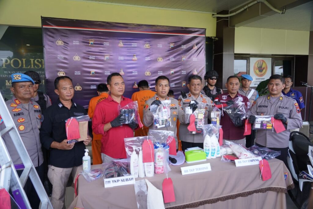 Polres Batang Bekuk Komplotan Spesialis Pembobol Minimarket