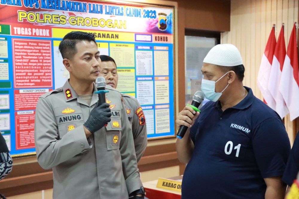 Polres Grobogan Tangkap Ketua LSM yang Peras BUMN Ratusan Juta