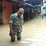 Sungai Silugonggo Meluap, Genangi Ratusan Rumah Desa Mustokoharjo (Foto: Dok Koramil 0718-1/Pati)